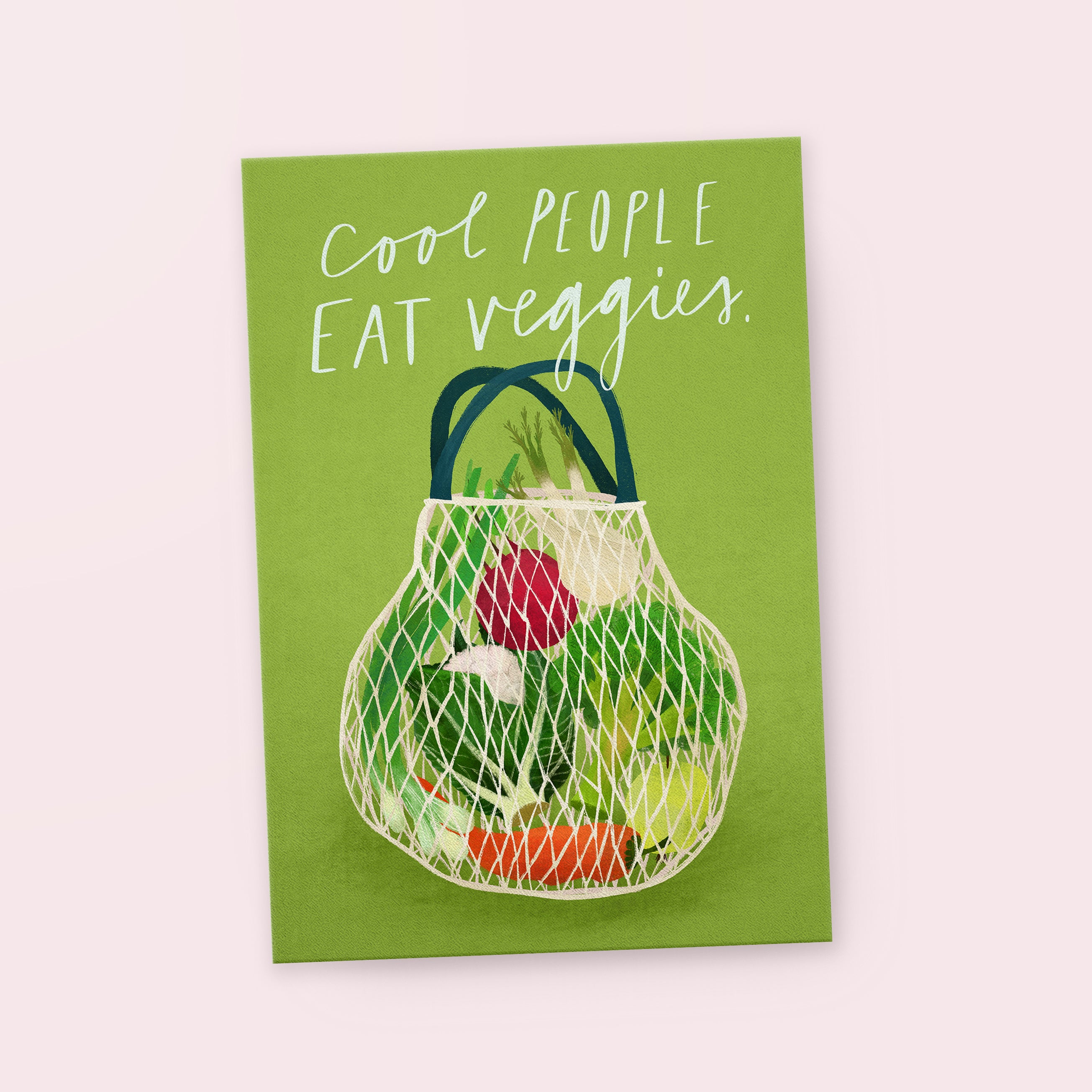 Postkarte »Cool Veggies«