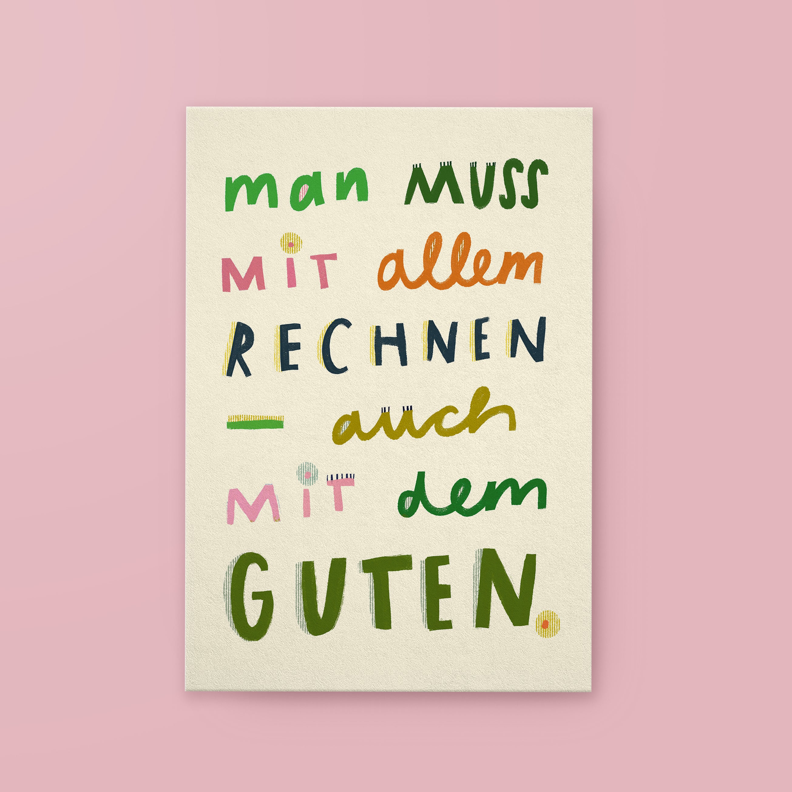 Postkarte »Das Gute«